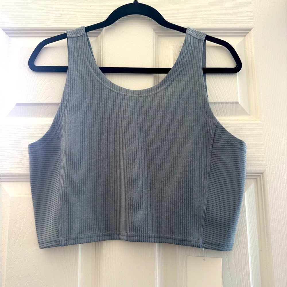 Lululemon Ribbed Softstreme Cropped Tank NWT Size 12